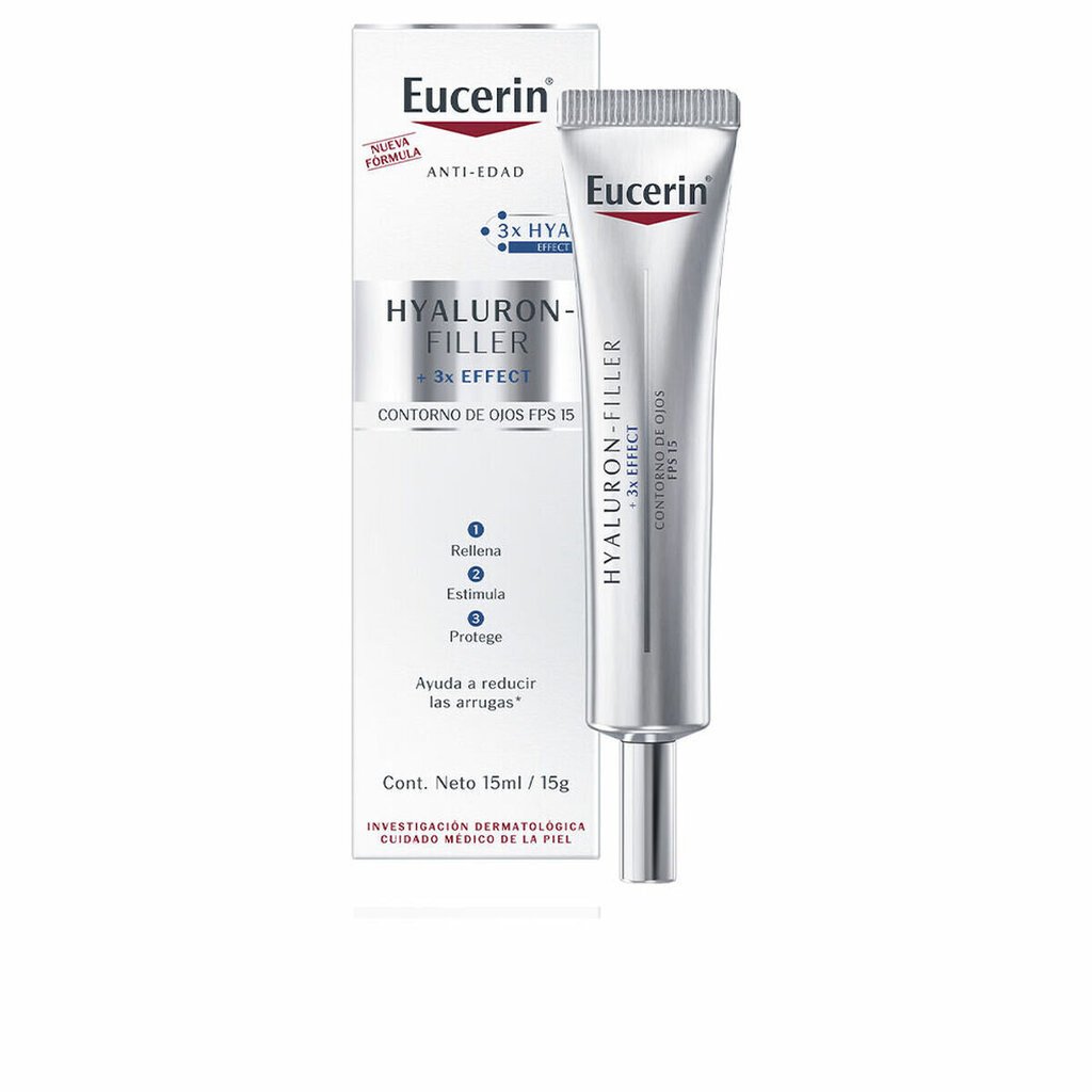 eucerin hyaluron filler silmänympärysvoide, 15 ml hinta ja tiedot | Silmänympärysvoiteet ja seerumit | hobbyhall.fi