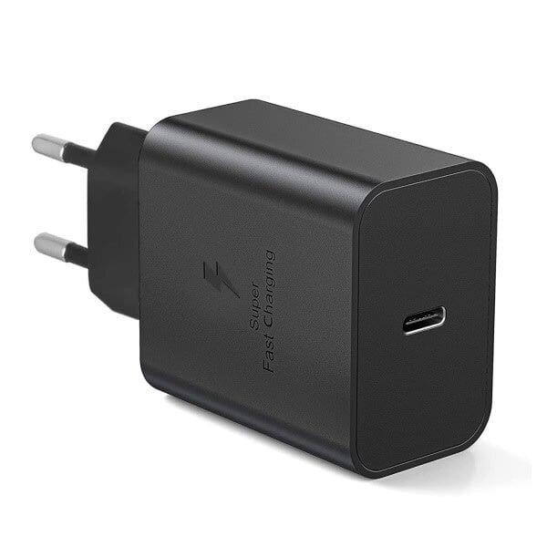 Nopea laturi 45W Samsung USB-C + 2M USB C -kaapeli Musta hinta ja tiedot | Paristolaturit | hobbyhall.fi