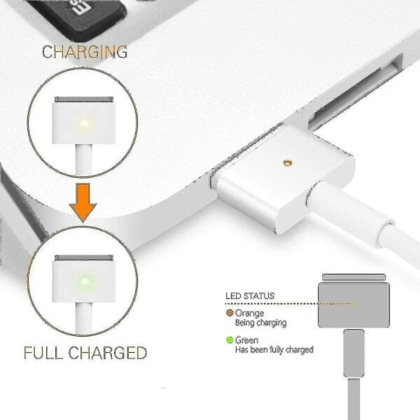 60 W Magsafe 2 power Applelle, AC 60 W T-tip power Shlm hinta ja tiedot | Adapterit | hobbyhall.fi