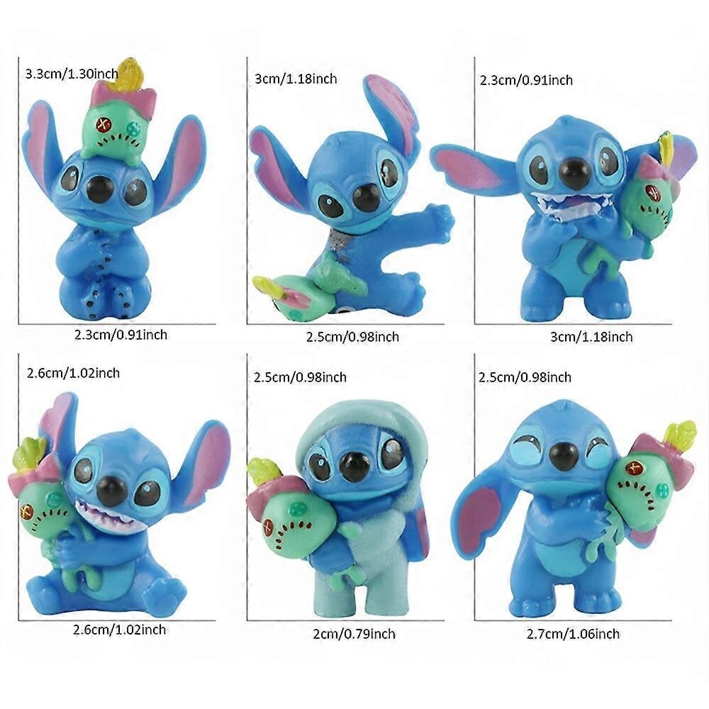 2024 Joulun adventtikalenteri Lilo & Stitch Action Figure Lelu Xmas 24 päivää lähtölaskenta Blind Box Yllätyslahja hinta ja tiedot | Joulukuusen koristeet | hobbyhall.fi