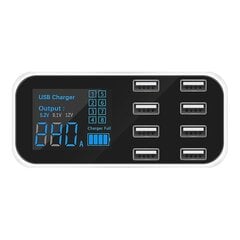 A9s Nopea autolaturi 8 Port Multi Usb Lcd-näyttö puhelimen laturi 12v akkulaturi Usb Hub for Pho hinta ja tiedot | Paristolaturit | hobbyhall.fi