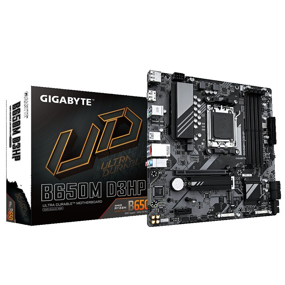 Gigabyte B650M D3HP hinta ja tiedot | Emolevyt | hobbyhall.fi