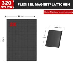 Thaibear magneetit, 10 x 10 mm, 320 kpl. hinta ja tiedot | Toimistotarvikkeet | hobbyhall.fi