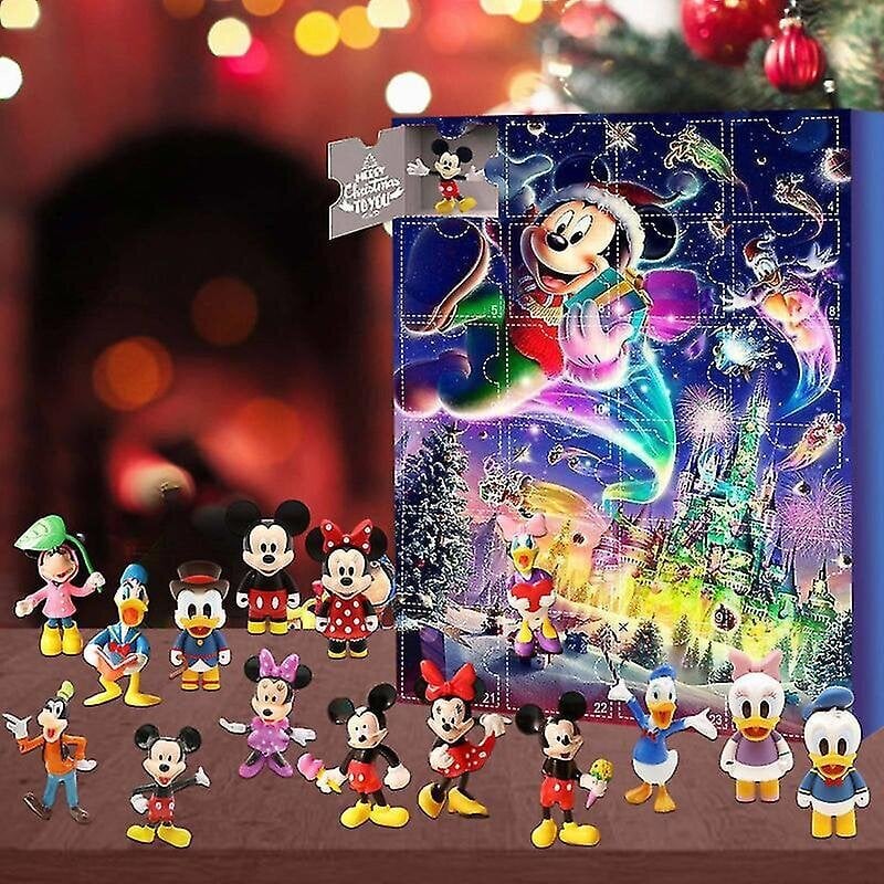 Lahja Mickey joulun adventtikalenteri Lelu Disney Mickey Minnie sokea laatikko Juguetes adventti yllätys lelut lapset lahjat-tyyli 3 hinta ja tiedot | Joulukuusen koristeet | hobbyhall.fi