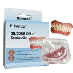 Bikenda Silicone Reline Denture Set, Advanced Denture Reliner Kit, Instant Comfort Fit ylemmille ja alemmille proteeseille hinta ja tiedot | Suuhygienia | hobbyhall.fi