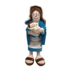 Jeesus Neitsyt Maria Pehmolelu Kristus Uskonnollinen Plushie Kuva Lapset Educational Doll-Neitsyt Maria hinta ja tiedot | Pehmolelut | hobbyhall.fi