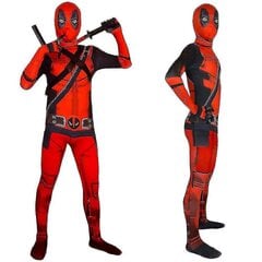 Aikuisten miesten Deadpool supersankari Halloween Party Cosplay puku Fancy Dress-i hinta ja tiedot | Naamiaisasut | hobbyhall.fi