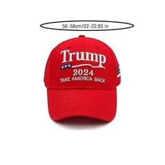 Donald Trump Hattu 2024 Pidä Amerikka Suuri Hattu Kirjonta Baseball Cap hinta ja tiedot | Miesten hatut, huivit ja käsineet | hobbyhall.fi