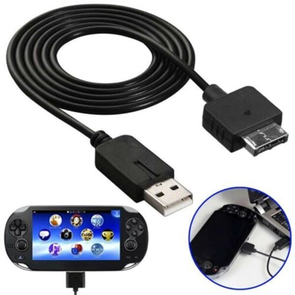 Sony PS Vita 1000 PSV1000 USB Data Sync -latauskaapeli Latausjoh Black hinta ja tiedot | Pelikonsolitarvikkeet | hobbyhall.fi