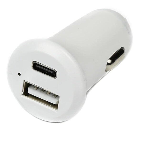 USB-C Autolaturi Mobiililaitteille - 2 pistoketta hinta ja tiedot | Lisätarvikkeet autoiluun | hobbyhall.fi