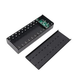 L20 18650-akkupidike 10W DIY-mobiilivirtapankin kotelo Kannettava akkulaturi LCD-näytöllä 20 akulle hinta ja tiedot | Paristolaturit | hobbyhall.fi