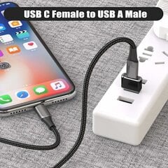 USB-C-sovitin USB-liitäntään, 3 kpl, tyyppi C naaras - USB uros latauskaapelin muuntaja hinta ja tiedot | Kaapelit ja adapterit | hobbyhall.fi