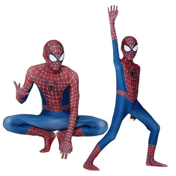 Spider-Man roolipeliasu aikuisille supersankarivartaloille 190cm hinta ja tiedot | Naamiaisasut | hobbyhall.fi