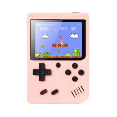 500-in-1 Retro Gameboy Machine Mini Kädessä pidettävä videopelikonsoli Sisäänrakennettu klassinen pelisoitin Lapset Aikuisten Hauskat Lelu Lahjat Vaaleanpunainen Pinkki hinta ja tiedot | Pelikonsolit | hobbyhall.fi