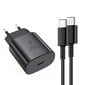 Pikalaturi 45 W Samsung USB-C + 2M USB-C kaapeli - EU - Musta 45 W Pikalataus hinta ja tiedot | Paristolaturit | hobbyhall.fi