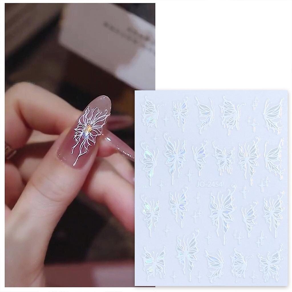 DIY Butterfly Nail Tarratarrat hinta ja tiedot | Manikyyri- ja pedikyyritarvikkeet | hobbyhall.fi