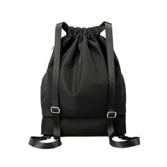 Uusi Gym Sports Bag Women kiristysnyöri Bolsas Black hinta ja tiedot | Treenivälineet | hobbyhall.fi