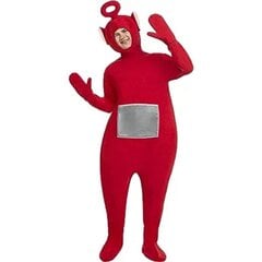 Tinky Winky Teletapit Adult Fancy Dress Polttarit puku punainen 180cm hinta ja tiedot | Naamiaisasut | hobbyhall.fi