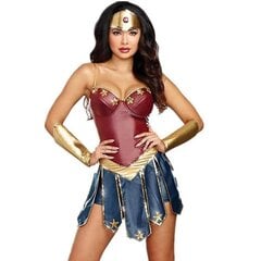 Wonder Woman Cosplay Juhlasetti Fancy Mekko Asusetti Naisten Lahjat -a M hinta ja tiedot | Naamiaisasut | hobbyhall.fi