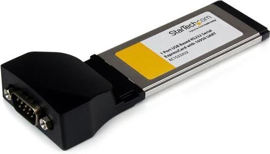 StarTech ExpressCard to RS232 DB9 (EC1S232U2) hinta ja tiedot | Ohjain- ja laajennuskortit | hobbyhall.fi