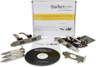 StarTech RS232 (PEX4S553) hinta ja tiedot | Adapterit | hobbyhall.fi