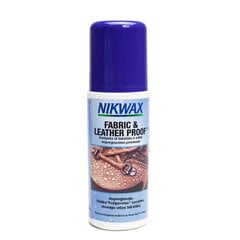 Jalkineiden suihke Nikwax Fabric &amp; Leather Proof, 125 ml hinta ja tiedot | NIKWAX Retkeily | hobbyhall.fi