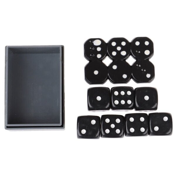 7 kpl/laatikko Predict Miracle Dice Magic Toy Dice Black hinta ja tiedot | Lautapelit ja älypelit | hobbyhall.fi