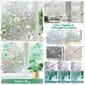 Himmeä Privacy Window Film Lasimaalaus UV Solar Staattiset tarttumattomat kiinnikkeet kodin koristeisiin aurinkosuoja-ikkunatarrat I 60X100 CM hinta ja tiedot | PVC-ikkunat | hobbyhall.fi