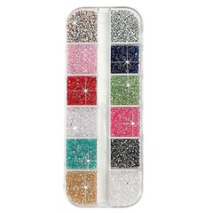 Micro Diamond Crystal Nail Art koristeet hinta ja tiedot | Manikyyri- ja pedikyyritarvikkeet | hobbyhall.fi