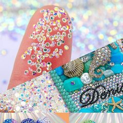 Micro Diamond Crystal Nail Art koristeet hinta ja tiedot | Manikyyri- ja pedikyyritarvikkeet | hobbyhall.fi