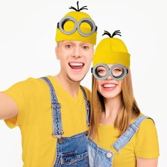 Halloween-asu Pipo Hattu Minion Lasit Käsineet Naamiaisasu Despicable Me Cosplay Asusteet Aikuisille hinta ja tiedot | Miesten korut | hobbyhall.fi