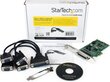 StarTech DB9 (PEX4S232485) hinta ja tiedot | Ohjain- ja laajennuskortit | hobbyhall.fi