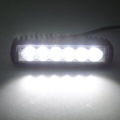 6" 18W LED-työvalopalkki Spot-maastokuorma-auton 4WD-sumuvalo (2x18 FGB-Spot) hinta ja tiedot | Lisätarvikkeet autoiluun | hobbyhall.fi