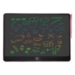 16 tuuman elektroninen LCD-kirjoitustaulu värikäs piirustus doodle board -tabletti ulkomatkoille vaaleanpunainen hinta ja tiedot | Piirustustaulut | hobbyhall.fi