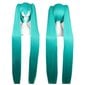 Hatsune Miku -peruukki Cosplay-peruukit ja 2 poninhäntäperuukia, joissa on pitkä suora peruukki Halloween-karnevaalirekvisiitta hinta ja tiedot | Naamiaisasut | hobbyhall.fi