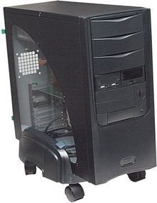 Manhattan Base for PC Case (432832) hinta ja tiedot | Koteloiden lisätarvikkeet | hobbyhall.fi