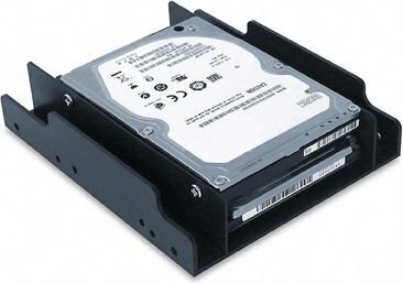 LC-Power Drive bay adapter for HDD or SSD: 3,5 "-2 x 2,5" (LC-ADA-35-225) hinta ja tiedot | Komponenttien lisätarvikkeet | hobbyhall.fi