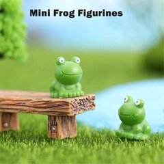 50 kpl Mini Frogs Garden Decor Hartsi Vihreä Sammakko Miniatyyri Figuurit, Sammakot Eläinmalli Fairy Gard (FMY) hinta ja tiedot | Puutarhatyökalut | hobbyhall.fi