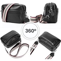 Crossbody laukku naisille, pieni musta aitoa nahkaa hinta ja tiedot | Tietokonelaukut | hobbyhall.fi