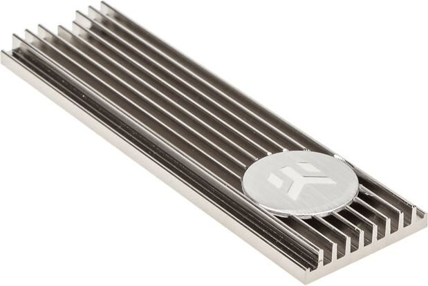 EK WaterBlocks M.2 PCIe NVMe SSD Heatsink/Cooler, Nickel (LN82654) hinta ja tiedot | Komponenttien lisätarvikkeet | hobbyhall.fi