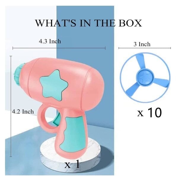 Värikkäitä lentäviä potkurileluja kissoille, kissanlelu 1 heittimellä ja 10 kiekolla hinta ja tiedot | Kissan lelut | hobbyhall.fi