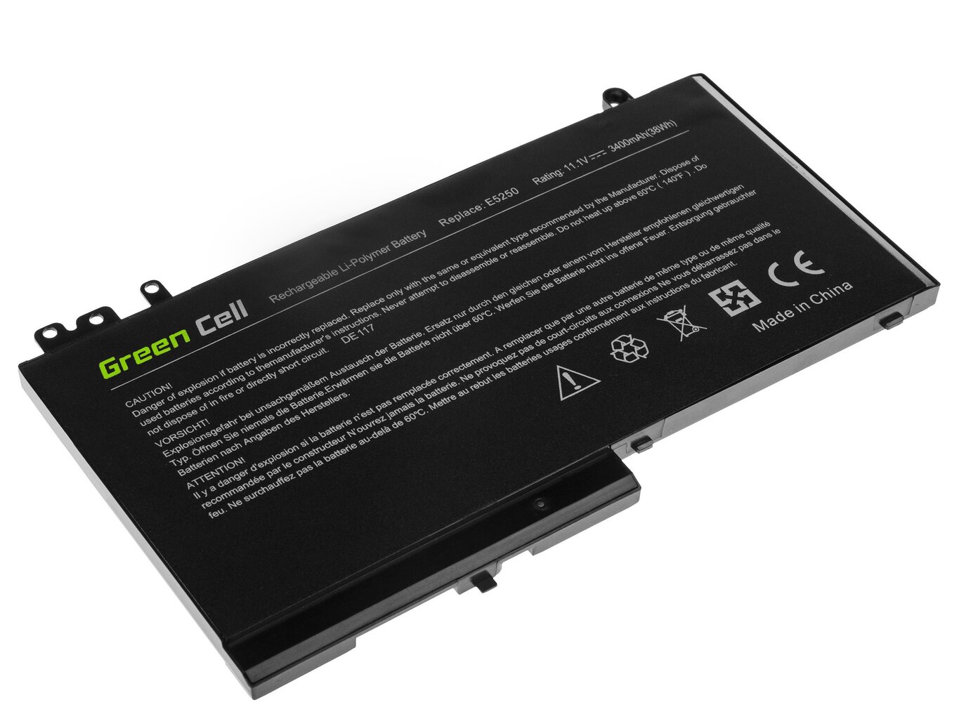 Kannettavan tietokoneen akku Green Cell Laptop Battery for Dell Latitude 11 3150 3160 12 E5250 E5270 hinta ja tiedot | Kannettavien tietokoneiden akut | hobbyhall.fi