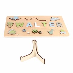 Lasten viikko vanha lahja nimi palapeli Blue Whale Fish Puzzle hinta ja tiedot | Lastenhuoneen valokuvatapetit | hobbyhall.fi