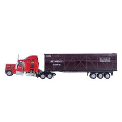 1:65 Pull Back Trucks Realistinen hieno interaktiivinen metalliseos vetää takaisin kuljetusautot mallilelu lapsille 2 hinta ja tiedot | Pienoismallit | hobbyhall.fi