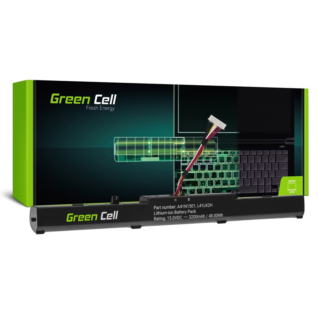 Green Cell AS138 hinta ja tiedot | Kannettavien tietokoneiden akut | hobbyhall.fi