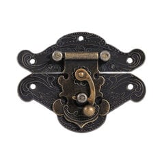 Antiikki Retro Vintage koristeellinen salpa Hasp Pad Rintalukkolevy puiselle korurasialle XS hinta ja tiedot | Lastenhuoneen lipastot | hobbyhall.fi