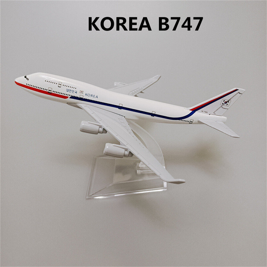 16 cm Korea Air Korean Asiana Airlines A380 Airbus 380 Airways Metal Alloy s 1:400 Scale Diecast Lentokonemalli Lentokone hinta ja tiedot | Pienoismallit | hobbyhall.fi