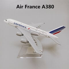 16 cm Korea Air Korean Asiana Airlines A380 Airbus 380 Airways Metal Alloy s 1:400 Scale Diecast Lentokonemalli Lentokone hinta ja tiedot | Pienoismallit | hobbyhall.fi