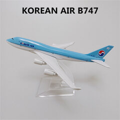 16 cm Korea Air Korean Asiana Airlines A380 Airbus 380 Airways Metal Alloy s 1:400 Scale Diecast Lentokonemalli Lentokone hinta ja tiedot | Pienoismallit | hobbyhall.fi