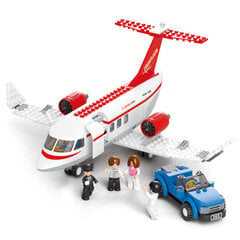 Korkean teknologian Avion Cargo Lentokone Pelastuslentokone Lentokenttä Airbus Lentokonemalli Rakennuspalikat Figuurit Kaupunki Brinquedos Luovat lelut hinta ja tiedot | Pienoismallit | hobbyhall.fi